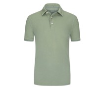Leichtes Poloshirt mit Stretchanteil  Oliv