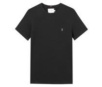 Les Deux T-Shirt in Piqué-Qualität und Rundhalsausschnitt