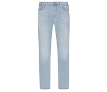 Alberto Softe Light Tencel-Jeans mit Stretchanteil, Regular Fit