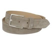 Gürtel aus Veloursleder  Natur