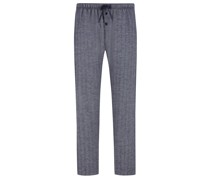 Novila Pyjama-Hose Frank aus Flanell mit Fischgrät-Muster
