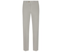 Chino Parma aus einem Baumwollgemisch mit Bügelfalte, Regular Fit