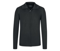 Hochwertige Strickjacke  Anthrazit