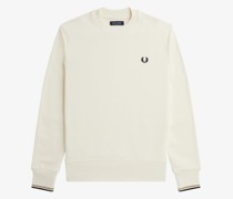Sweatshirt mit Streifen-Detail an Ärmelabschlüssen
