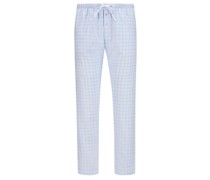 Novila Pyjama-Hose Frank aus Flanell mit Karomuster
