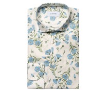 Eton Signature-Twill-Hemd mit floralem Print, Slim Fit