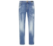 Goldgarn Denim Jeans mit Distressed-Elementen, Neckerau Twisted, Regular Fit