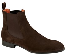 Santoni Chelsea-Boots aus Veloursleder