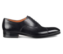 Santoni Business Schuhe in Oxford-Form aus Glattleder