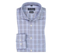 Kariertes Hemd, Vollzwirn-Qualität, Slim Fit