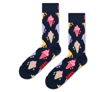 Happy Socks Socken mit Eis-Motiven