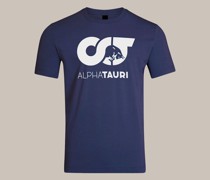 T-Shirt mit Logo-Prints  Marine