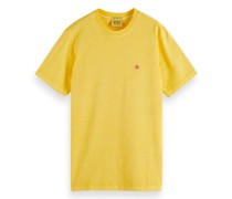 T-Shirt aus Baumwolle mit Logo-Stickerei