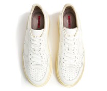 Sneaker mit Veloursleder-Details und Variofootbed