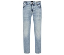BOSS ORANGE Stretch-Jeans Delaware in Bleached-Optik, Slim Fit