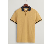 Gant Poloshirt in Piqué-Qualität und Kontrast-Streifen