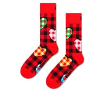 Happy Socks Mittelhohe Socken mit Herz-Motiven in Geschenkbox