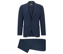 BOSS Ungefütterter Anzug mit 4-Way-Stretch, Slim Fit