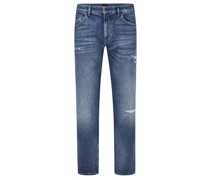 BOSS ORANGE Jeans Re.Maine im Destroyed-Look mit Stretchanteil, Regular Fit