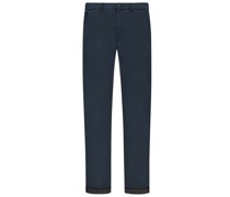 Chino Hunt Soft String mit Stretchanteil  Marine