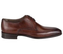 Magnanni Business Schuhe in Derby-Form aus Glattleder