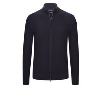 Strickjacke aus Baumwolle mit Seidenanteil
