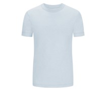 T-Shirt aus Baumwolle Washed-Optik  Hell
