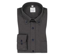 Flanellhemd mit Button Down Kragen
