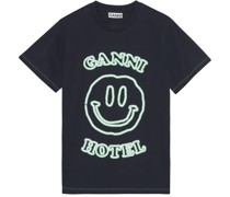 T-Shirt mit Smiley aus Bio-Baumwolle