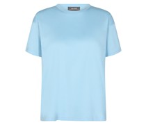 MOS MOSH Shirt AINA aus Baumwolle in Clear Sky /Blau
