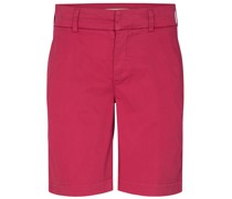 MOS MOSH Shorts ADLEY aus Baumwolle in Cerise /Rot