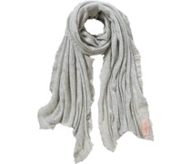 PURSCHOEN Schal aus Kaschmir in Silber /Grau