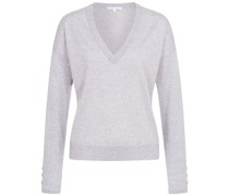 PATRIZIA PEPE Pullover aus Wolle in Grey Melange /Grau