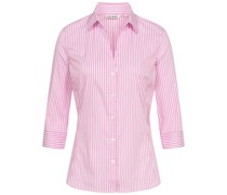 CALIBAN Bluse aus Baumwoll-Gemisch in Rosa-Weiß gestreift /WeißRosa