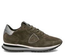 PHILIPPE MODEL Sneaker TROPEZ LOW aus Leder in Daim Iver Militaire kaufen /Grün