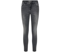 MOS MOSH Skinny Jeans VICE 5-Pocket-Style in Dark Grey /Grau