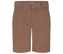 MOS MOSH Shorts ADLEY aus Baumwolle in Chocolate Chip /Braun