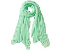 PURSCHOEN Schal aus Kaschmir in Puder Grün /Grün