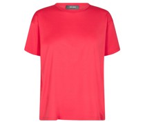 MOS MOSH Basic-Shirt AINA aus Baumwolle in Teaberry /Rot
