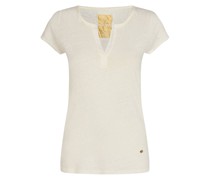 MOS MOSH Shirt TROY aus Leinen-Baumwoll-Gemisch in Ecru Onlineshop /Beige