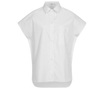 CLOSED Bluse mit Kurzarm aus Bio-Baumwolle in White bei/Weiß