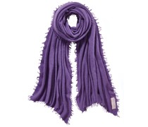 PURSCHOEN Schal aus reinem Kaschmir in Violet /Violett