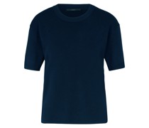 WINDSOR Strickshirt aus Wolle in Navy /Blau