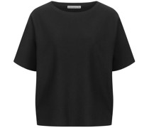 DRYKORN Feinstrick-Shirt SOMELIBoxy Fit aus Baumwolle in Black 1000 und /Schwarz