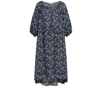 DRYKORN Kleid JOYEE aus Baumwolle mit Fischprint in Blau/Ecru und /Blau