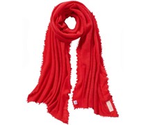 PURSCHOEN Schal aus Kaschmir in Rot /Rot