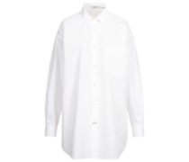 CLOSED Hemdbluse aus Baumwolle mit Backprint in White/Beige kaufen /Weiß