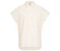 CLOSED Bluse mit Kurzarm aus Bio-Baumwolle in Ecru bei/Weiß