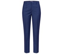 FILIPPA K Hose EMMA CROPPED COOL WOOL aus Wolle in Ocean Blue Onlineshop bei/Blau