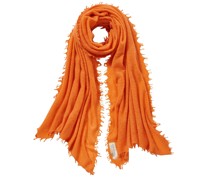 PURSCHOEN Schal aus Kaschmir in Orange /Orange